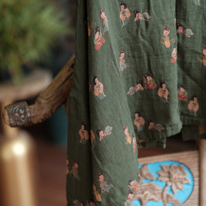 Veste en lin vintage Tiny Figures