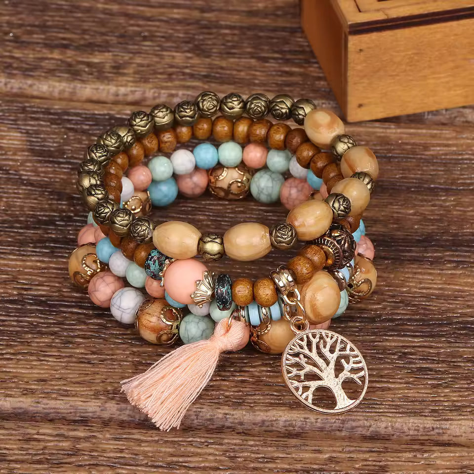 Bracelet multicouche Bohemian LifeTree