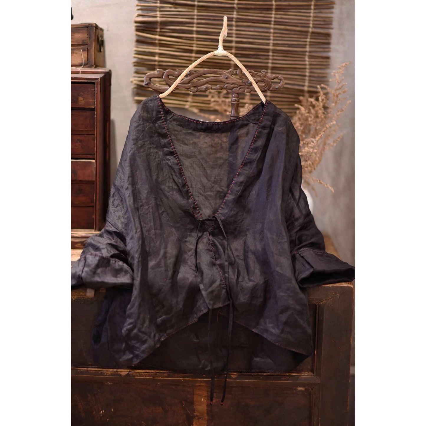 Cardigan élégant en rami