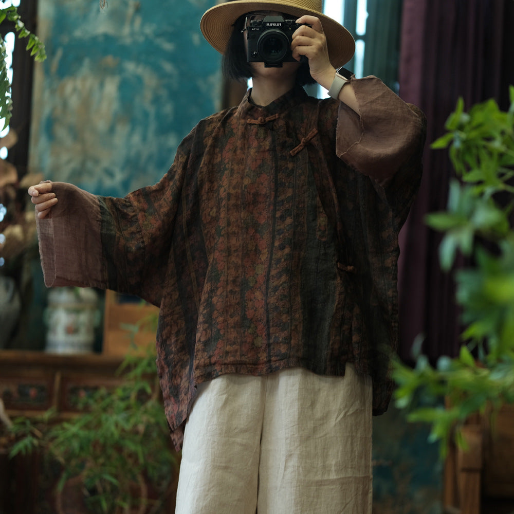 Chemisier vintage Earth Rami