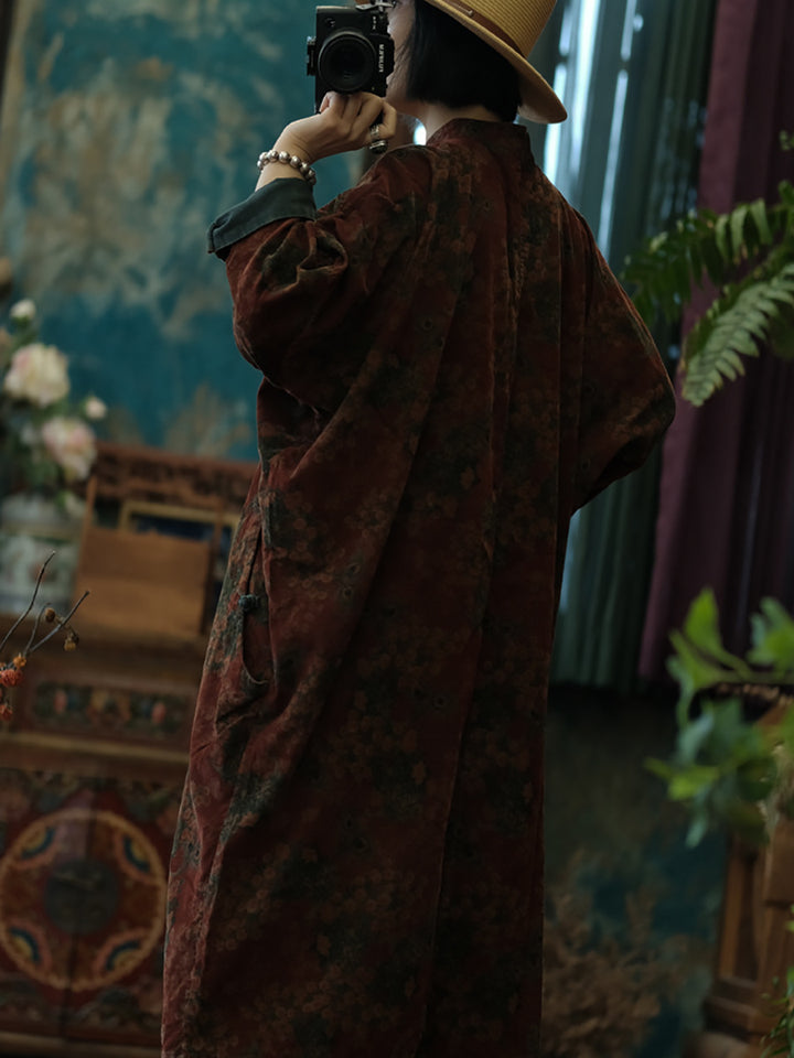 Ember Peacock Corduroy Tunic Dress