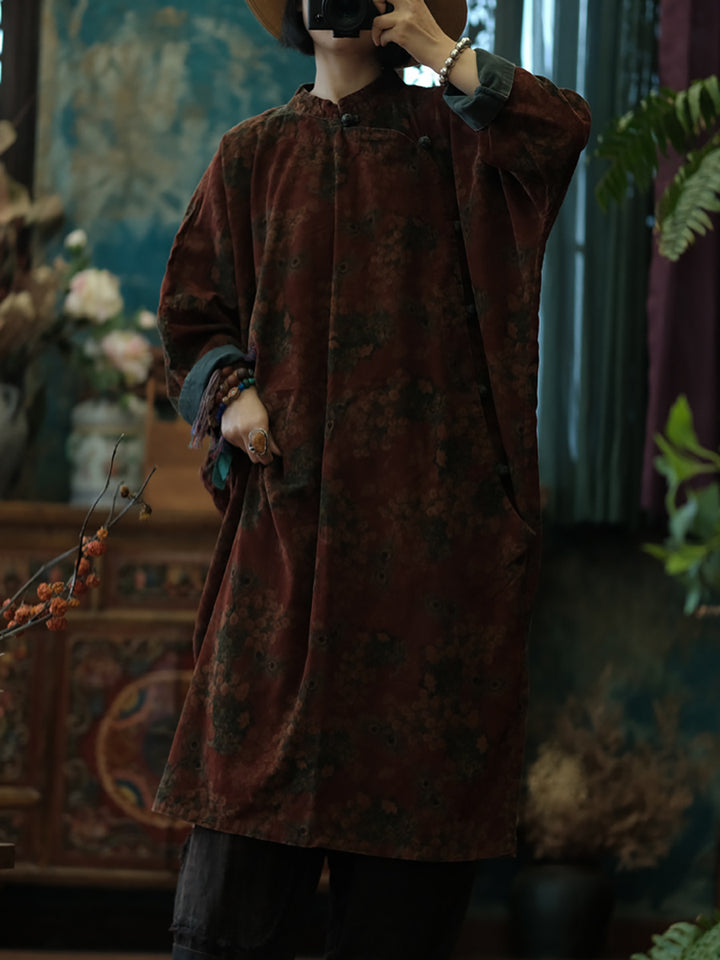 Ember Peacock Corduroy Tunic Dress