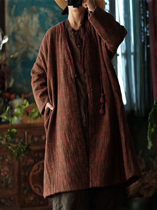 Vintage Blossom Cotton Coat