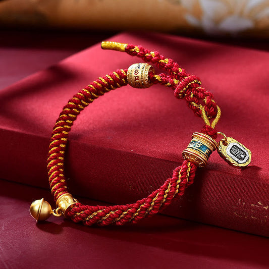 Pulsera Tibetana Om Mani Padme Hum con Amuleto Zakiram