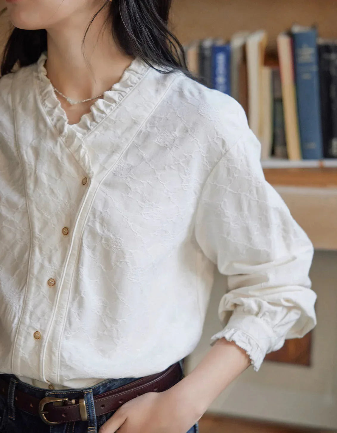Willow Cotton Shirt | Relaxed Fit Breathable Women's Blouse