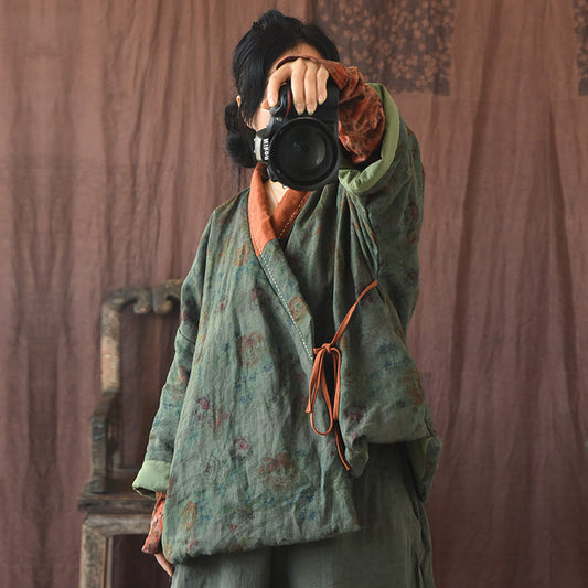 Veste contrastée Vintage Bloom