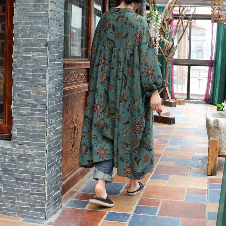 Robe tunique fleurie bohème