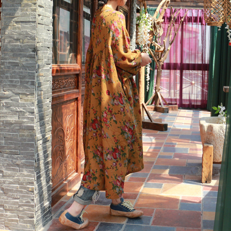 Robe tunique fleurie bohème