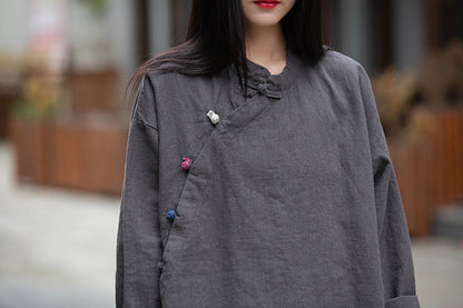 Chemisier en lin Lotus 