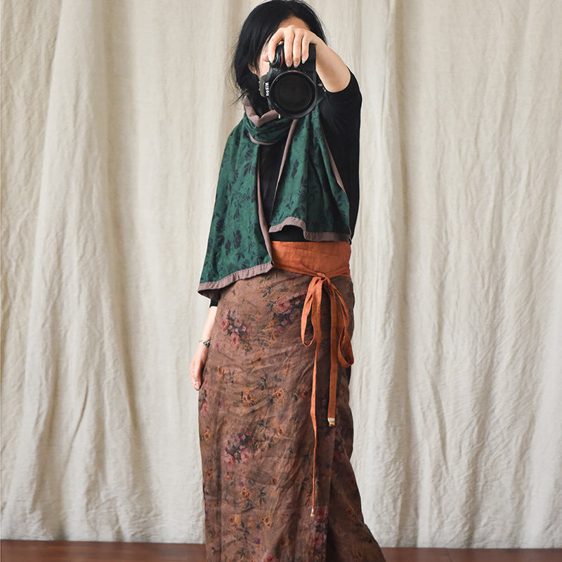 Jupe fleurie bohème