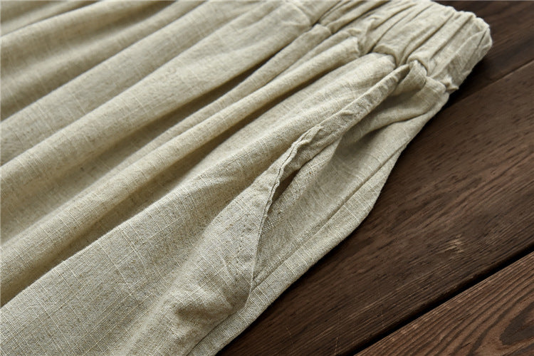 Pantalon large en lin Breeze