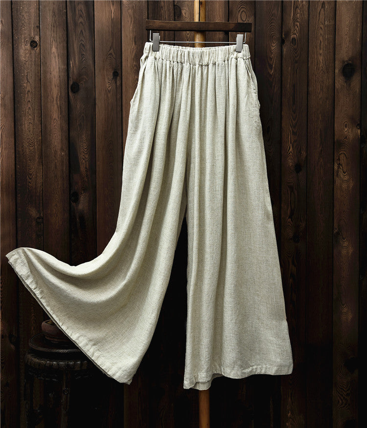 Pantalon large en lin Breeze