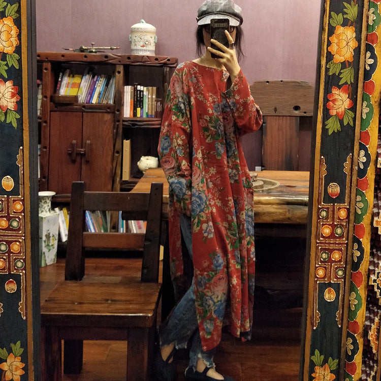 Robe fleurie vintage