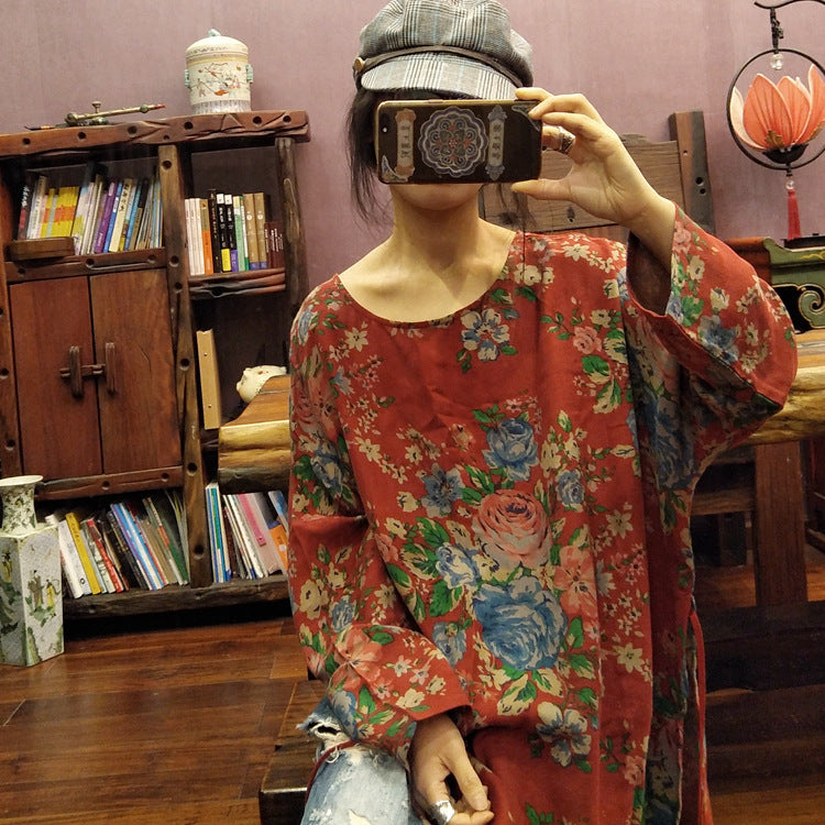 Robe fleurie vintage