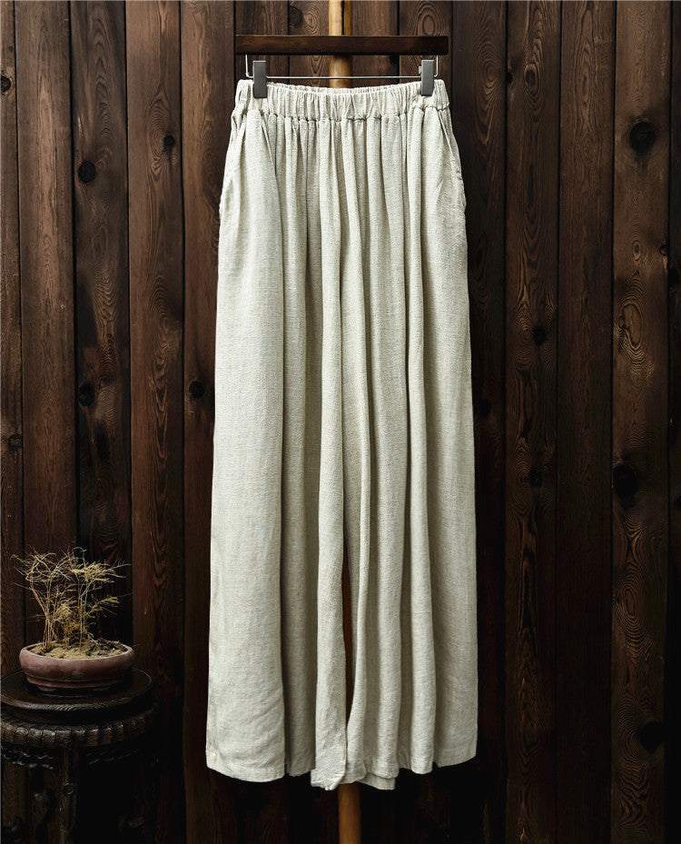 Pantalon large en lin Breeze