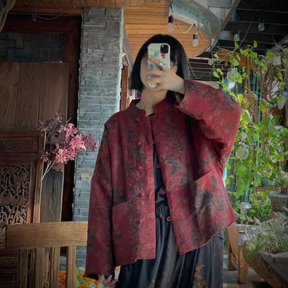 Veste en lin vintage Bloom