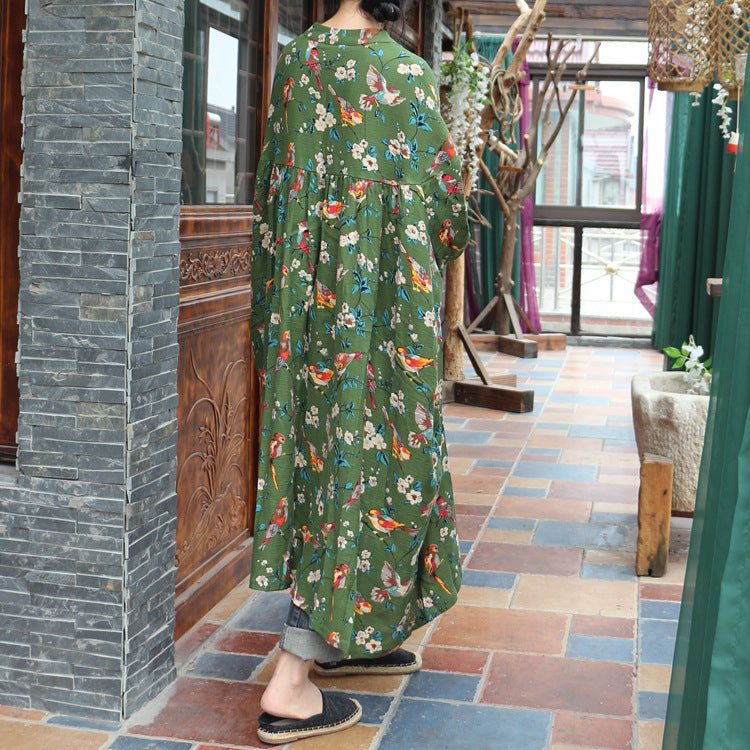 Robe tunique fleurie bohème