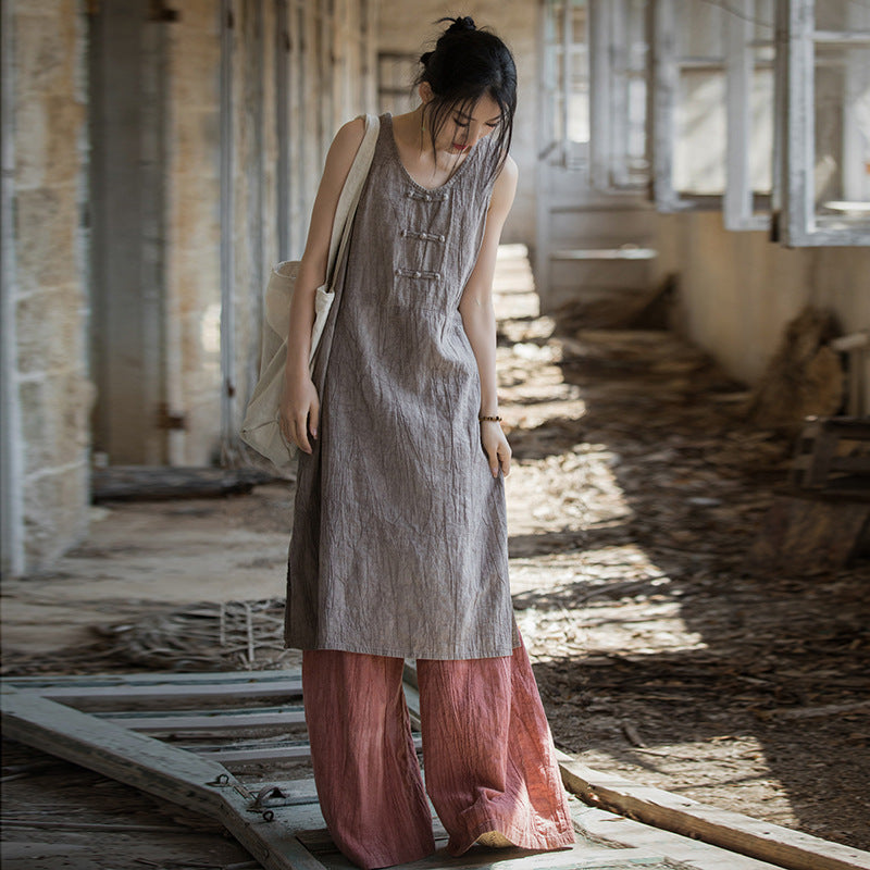Vestido Túnica de Lino y Algodón – Estilo Natural Boho