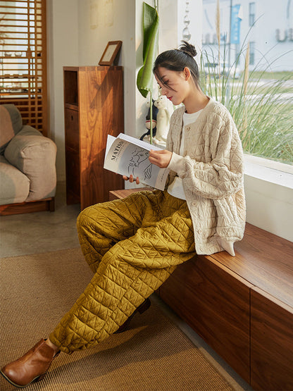 Pantalon matelassé confort