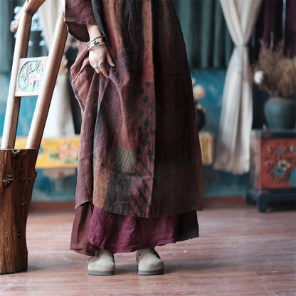 Robe tunique en lin ramie vintage Harmony