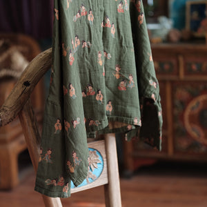 Veste en lin vintage Tiny Figures