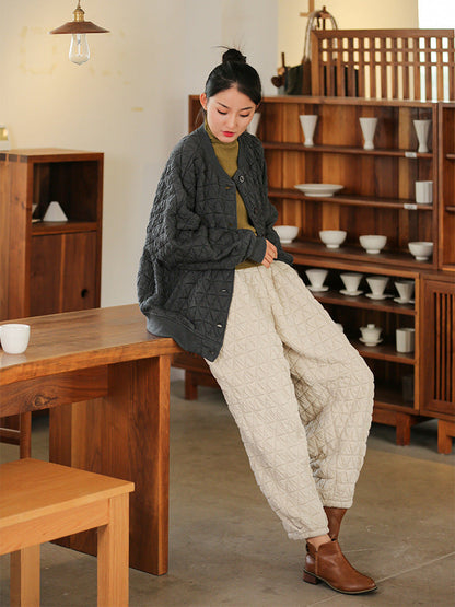 Pantalon matelassé confort