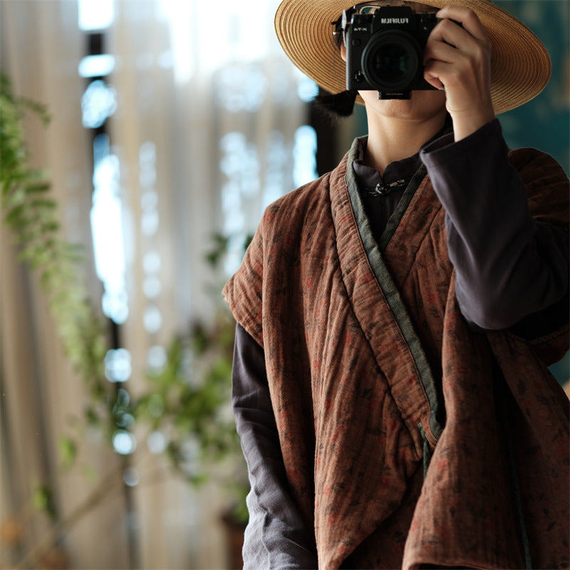 Gilet croisé vintage Daisy