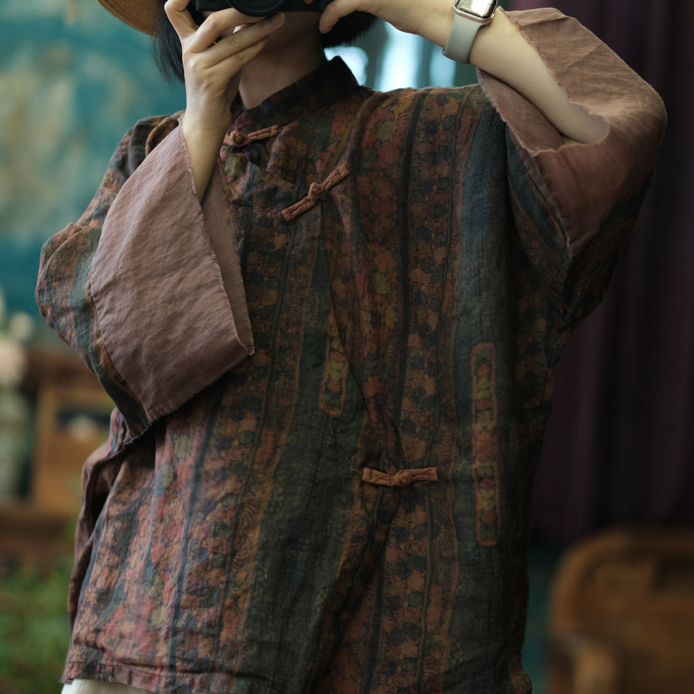 Chemisier vintage Earth Rami