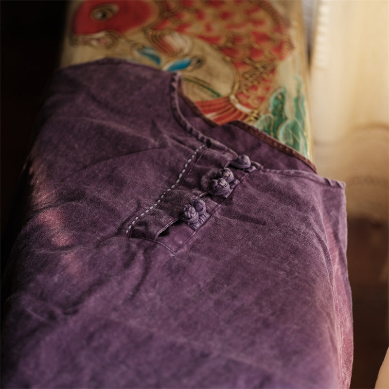 Camisa Oversize de Lino Vintage Breeze para Mujer – Ligera y Transpirable
