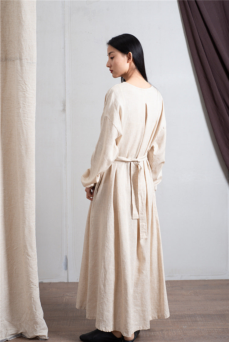 Robe midi en lin Zen