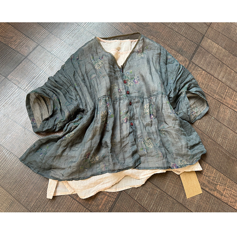Chemisier en ramie Vintage Breeze