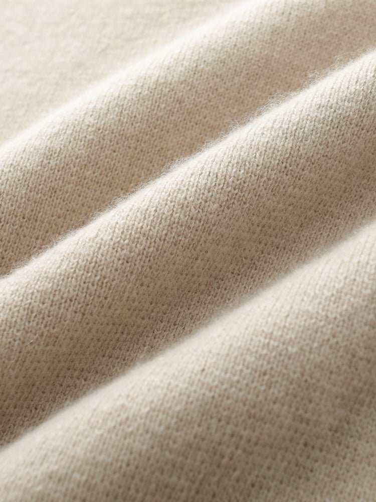 Chemisier élégant à col roulé en tricot