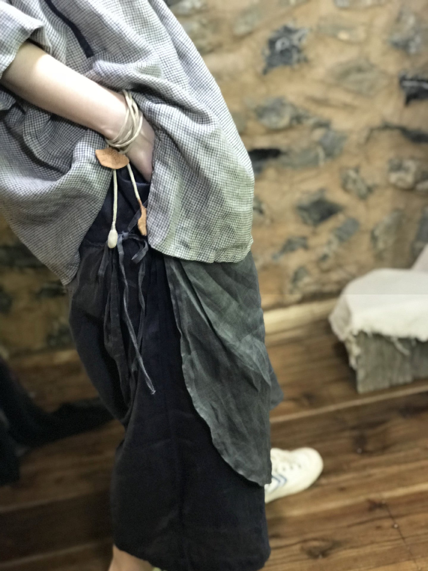 Jupe-pantalon large style Boho Flow