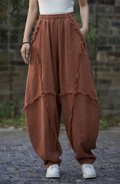 Pantalon patchwork bohème
