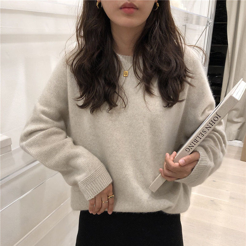SoftWeave Cotton Knit Sweater