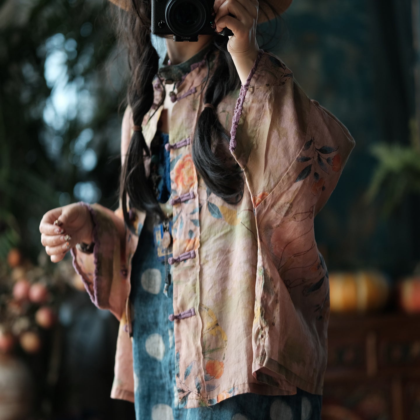 Blush Garden Ramie Jacket
