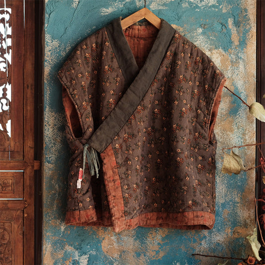 Gilet croisé vintage Daisy