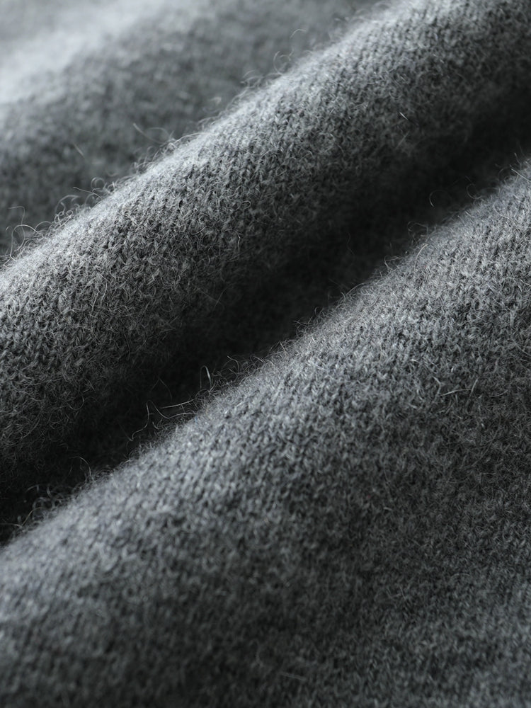 Chemisier élégant à col roulé en tricot