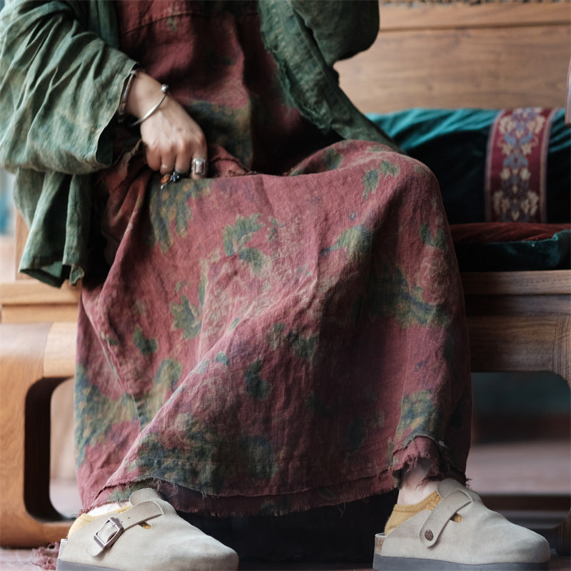 Jupe en lin Vintage Breeze