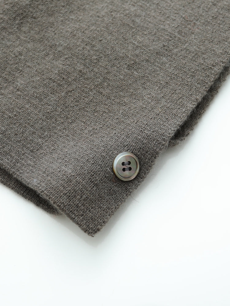 Chemisier élégant à col roulé en tricot