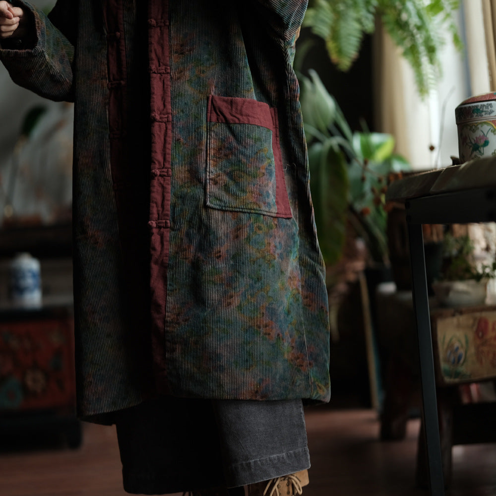 Fernwood Floral Corduroy Parka