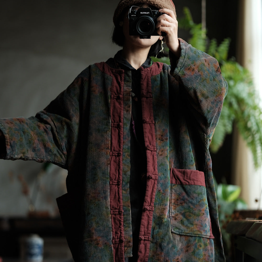 Fernwood Floral Corduroy Parka
