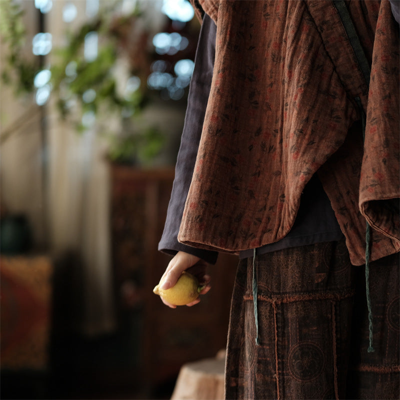 Gilet croisé vintage Daisy