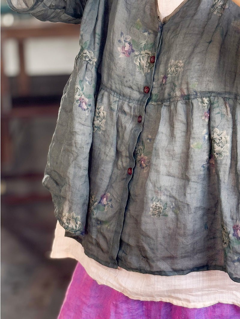 Chemisier en ramie Vintage Breeze
