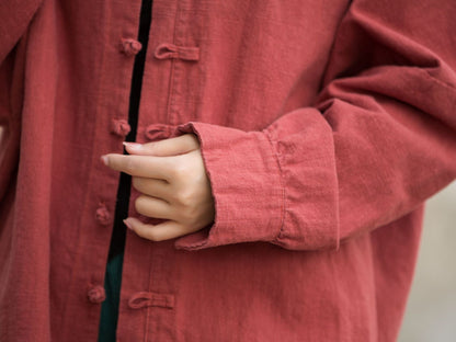 Veste en lin oversize Nature
