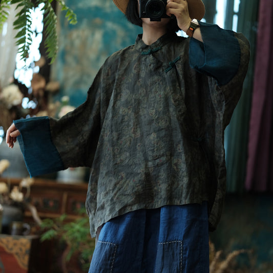 Chemisier vintage Cross Forest