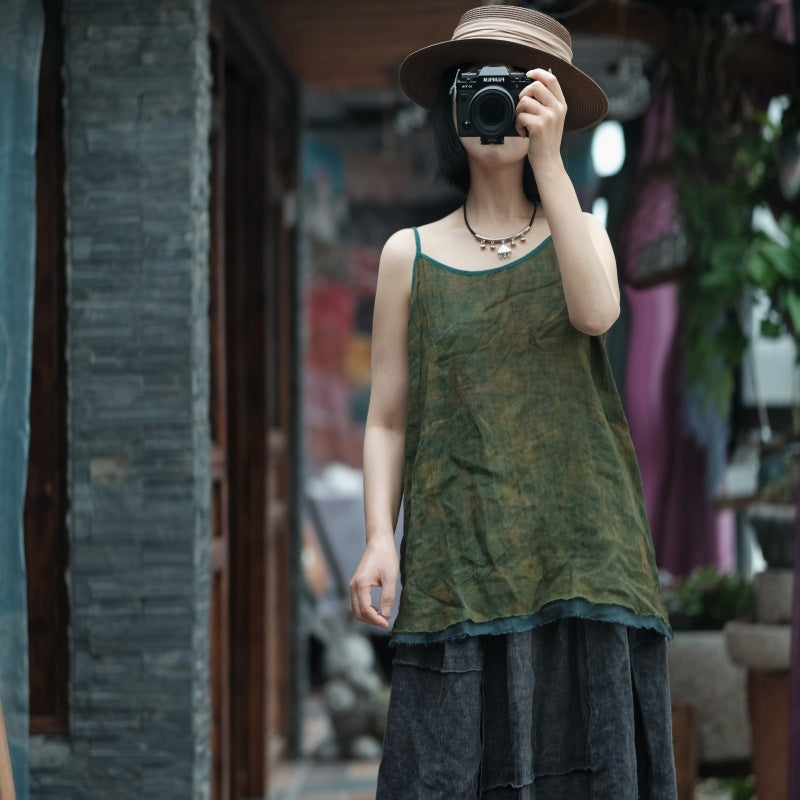 Chemisier à bretelles Vintage Bloom