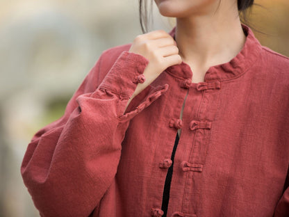 Veste en lin oversize Nature