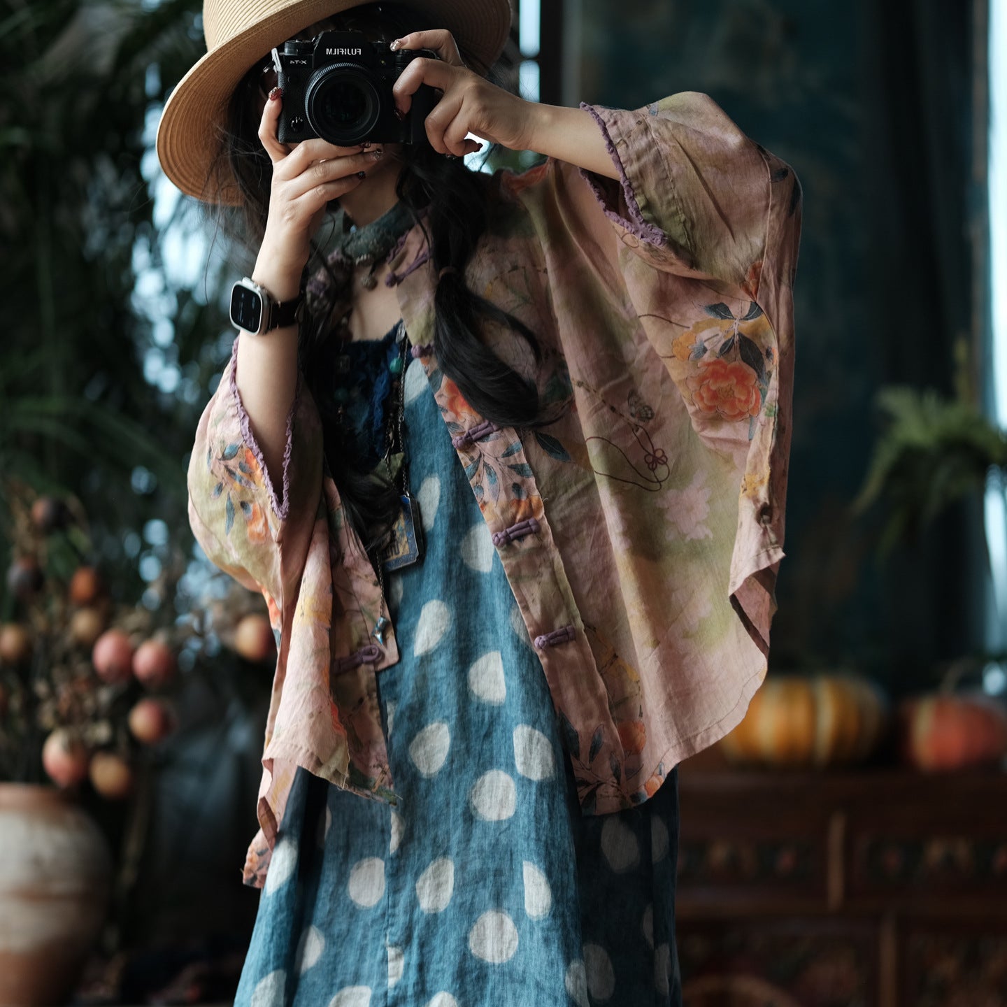 Blush Garden Ramie Jacket