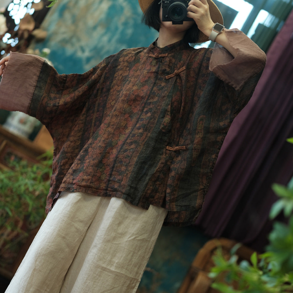 Chemisier vintage Earth Rami